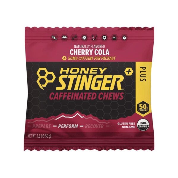 Honey Stinger Cherry Cola Organic Caffeinated Chews 1.08 oz.