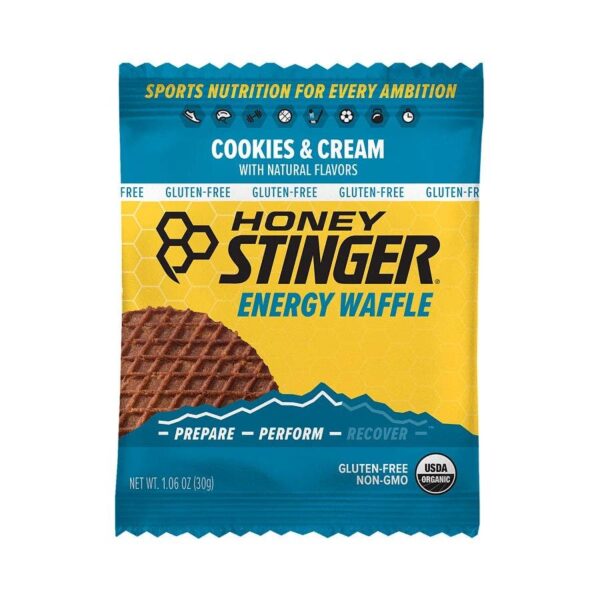 Honey Stinger Cookies & Cream Organic Waffles 1.06 oz.