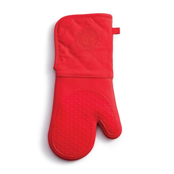 King Arthur Baking Company Red Heavy Duty Oven Mitt 15" x 7" x 1"