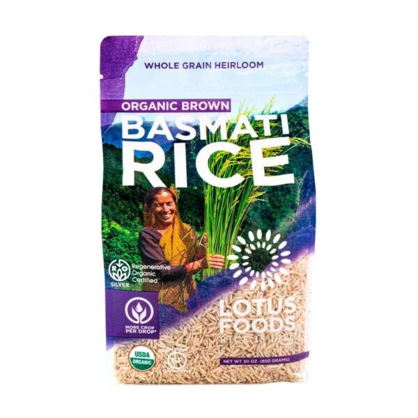 Lotus Foods Organic Brown Basmati Rice 30 oz.