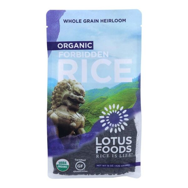 Lotus Foods Organic Forbidden Rice 15 oz.