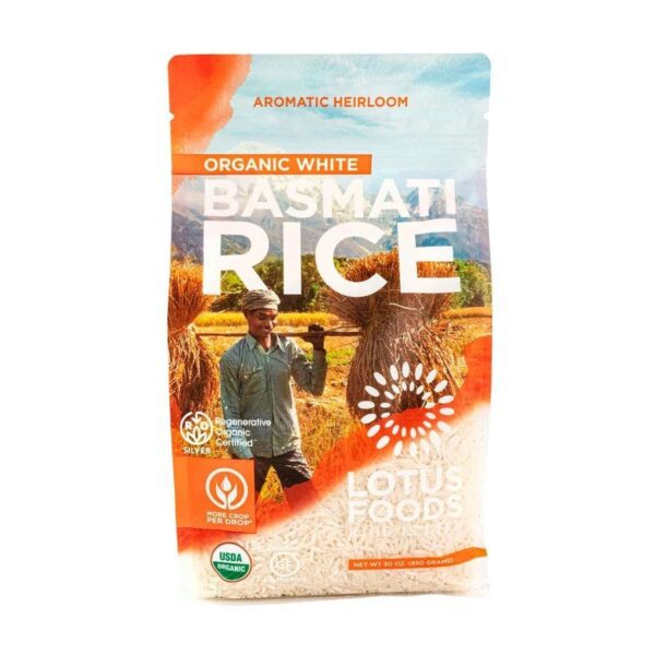 Lotus Foods Organic White Basmati Rice 30 oz.