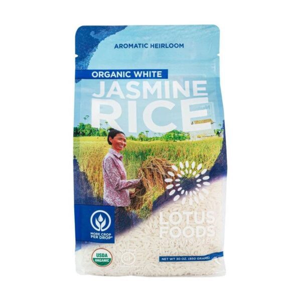 Lotus Foods Organic White Jasmine Rice 30 oz.