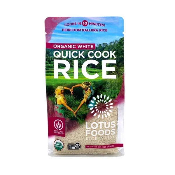 Lotus Foods Organic White Quick Cook Rice 15 oz.