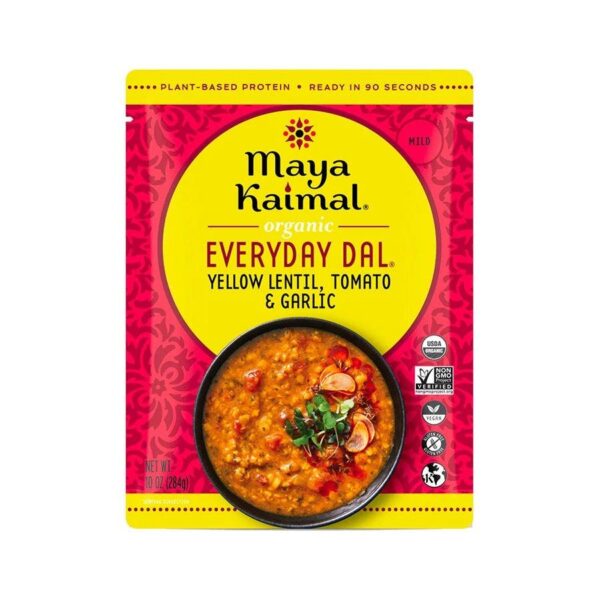 Maya Kaimal Yellow Lentils with Tomato & Garlic 10 oz.