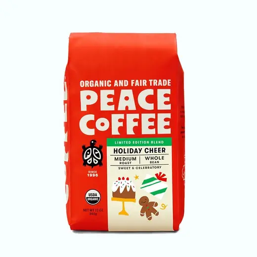 Peace-Coffee-Holiday-Cheer-Whole-Bean-Coffee-12oz-bag-Front-239617