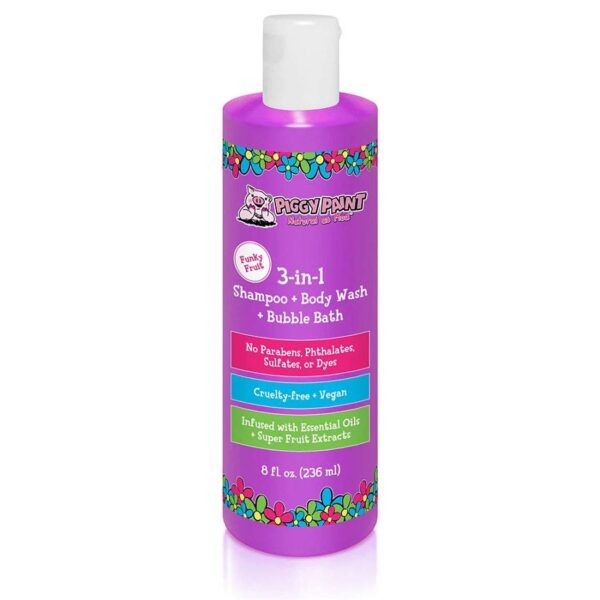 Piggy Paint 3-in-1 Shampoo + Body Wash + Bubble Bath 8 fl. oz.