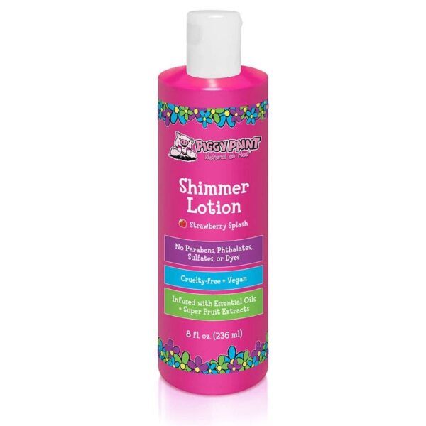 Piggy Paint Strawberry Splash Shimmer Lotion 8 oz.