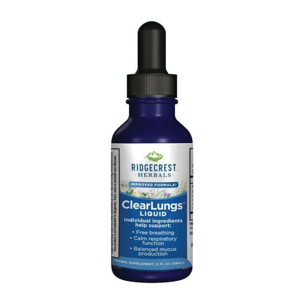 Ridgecrest Herbals ClearLungs Liquid 2 oz.