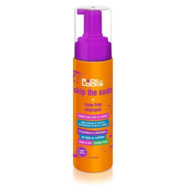 Rock the Locks Super Citrus Foaming No-Rinse Shampoo 7 fl. oz.