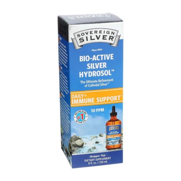 Sovereign Silver Bio-Active Silver Hydrosol Immune Support Dropper 8 fl. oz.