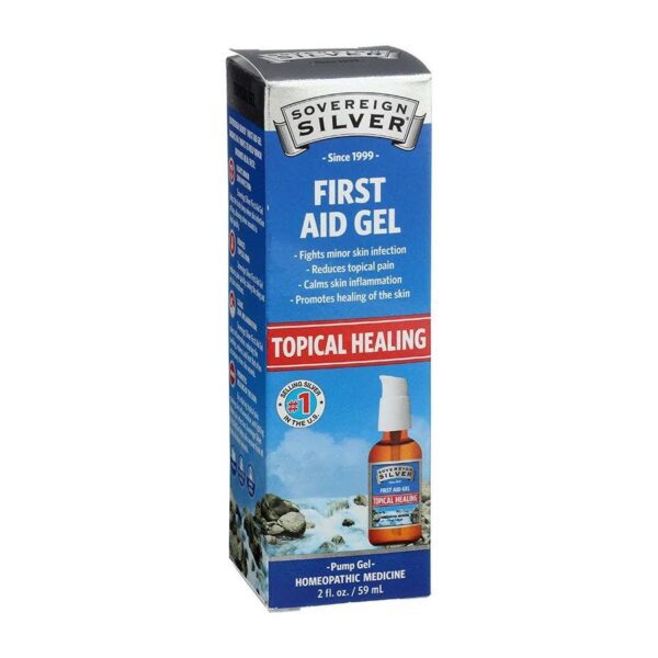 Sovereign Silver Topical Healing First Aid Gel 2 oz.