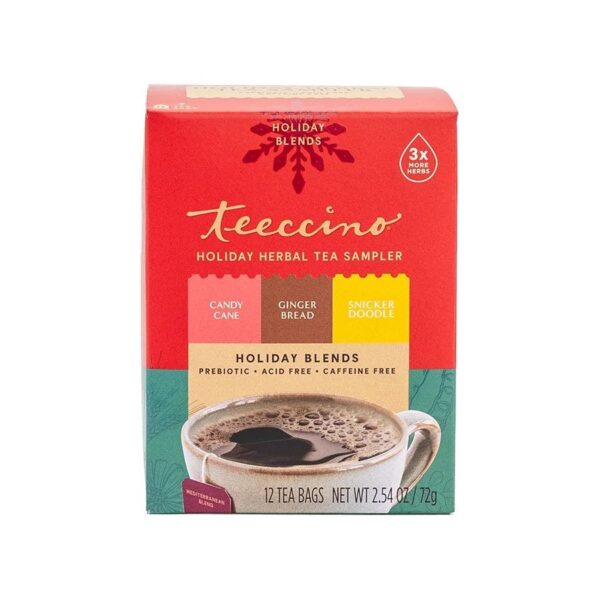 Teeccino Holiday Herbal Tea Sampler