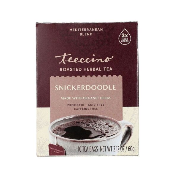 Teeccino Snickerdoodle Chicory Herbal Tea 10 tea bags