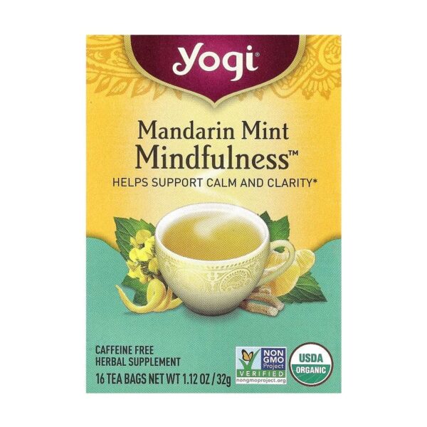 Yogi Tea Organic Mindful Mint Tea 16 tea bags