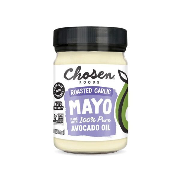 Chosen Foods Roasted Garlic Avocado Oil Mayo 12 fl. oz.