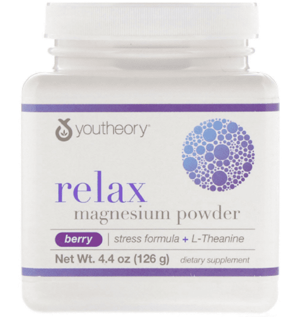 Youtheory Relax Magnesium Powder Berry Flavor 4.4 oz - Image 2