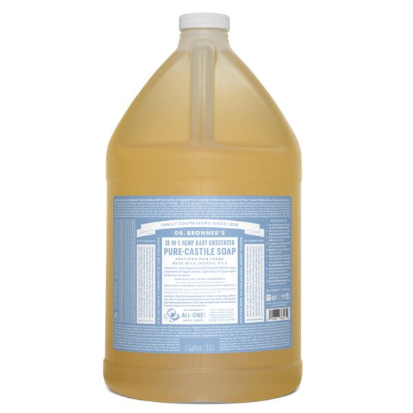 Dr. Bronner's 18-in-1 Baby Mild Castile Soap 1 gallon