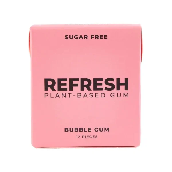 Refresh Bubble Gum Plant-Based Gum 12 pieces