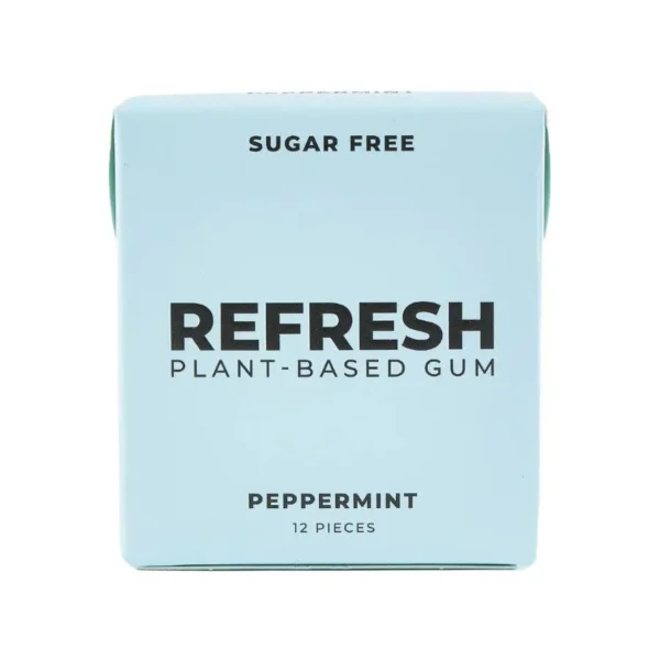 Refresh Peppermint Plant-Based Gum 12 pieces